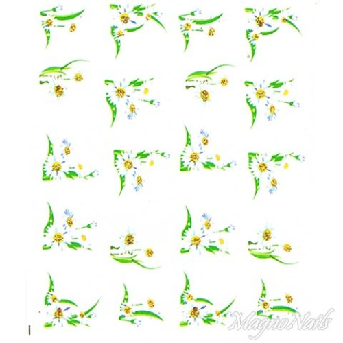 2D Nail Art One Stoke Sticker