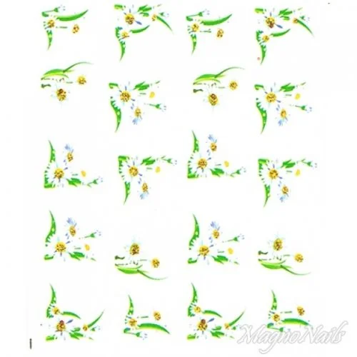 2D Nail Art One Stoke Sticker