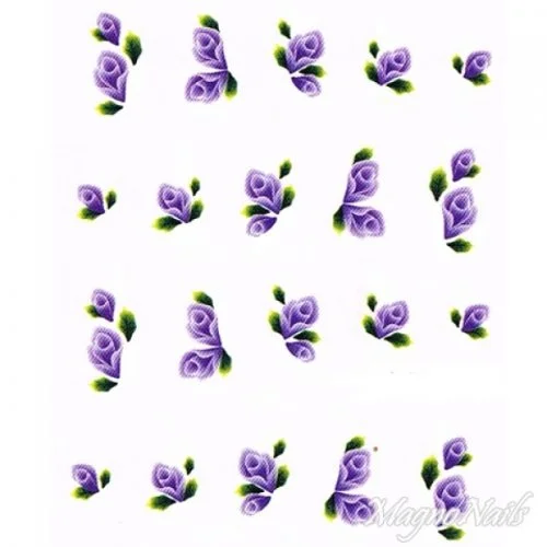 2D Nail Art One Stoke Sticker