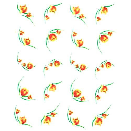 2D Nail Art One Stoke Sticker