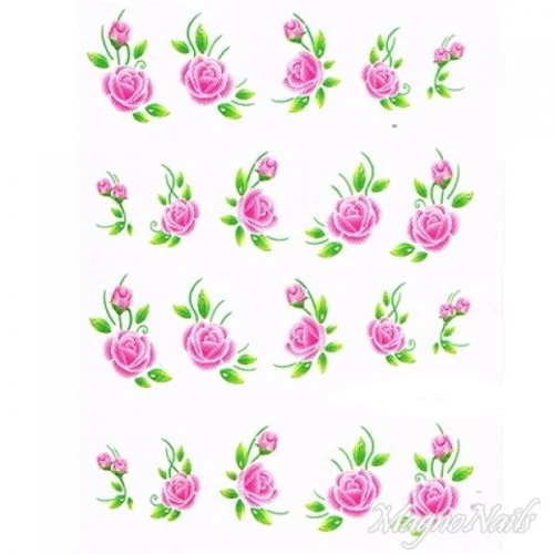 2D Nail Art One Stoke Sticker