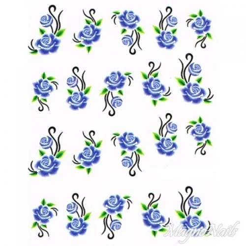 2D Nail Art One Stoke Sticker