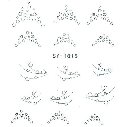 2D Nail Art One Stoke Sticker