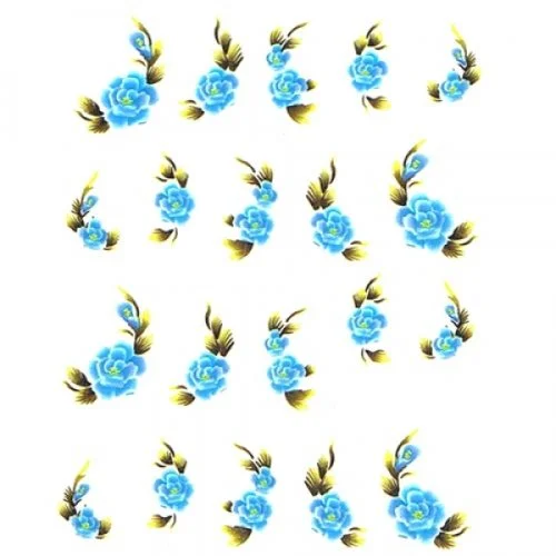 2D Nail Art One Stoke Sticker