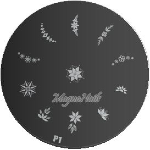 Nail Stamping Schablone P1