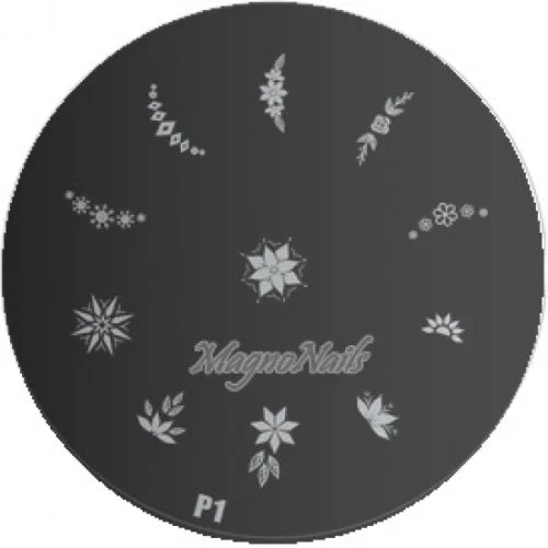 Nail Stamping Schablone P1