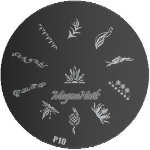 Nail Stamping Schablone P10