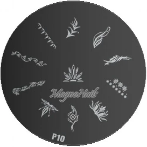 Nail Stamping Schablone P10