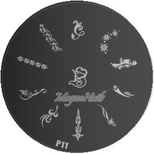 Nail Stamping Schablone P11