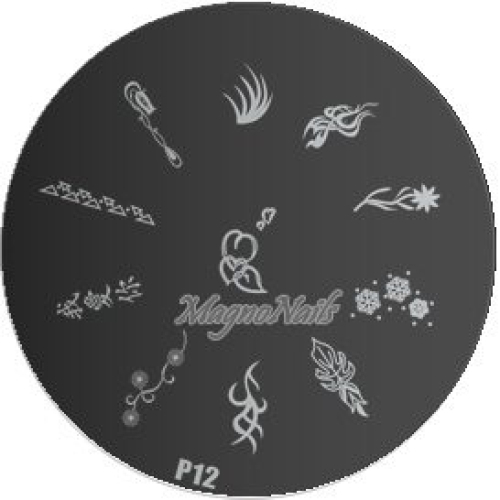 Nail Stamping Schablone P12