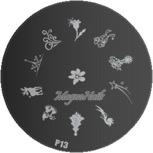 Nail Stamping Schablone P13