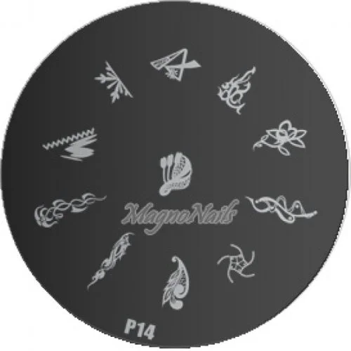 Nail Stamping Schablone P14
