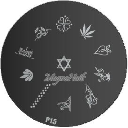 Nail Stamping Schablone P15