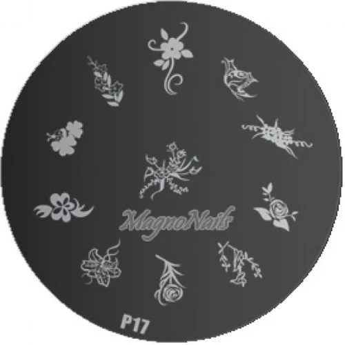 Nail Stamping Schablone P17