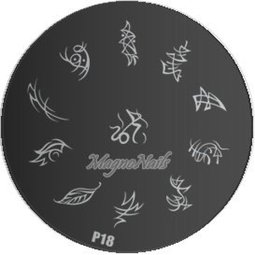 Nail Stamping Schablone P18