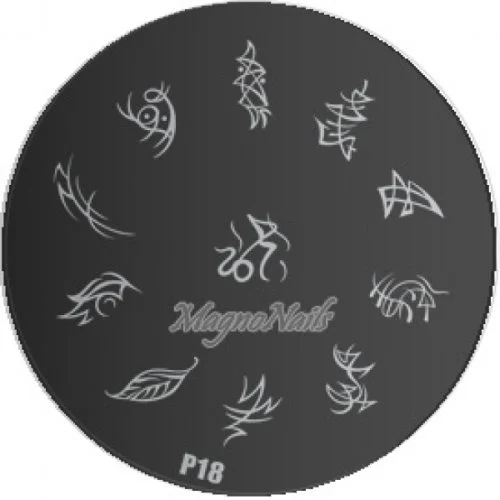 Nail Stamping Schablone P18