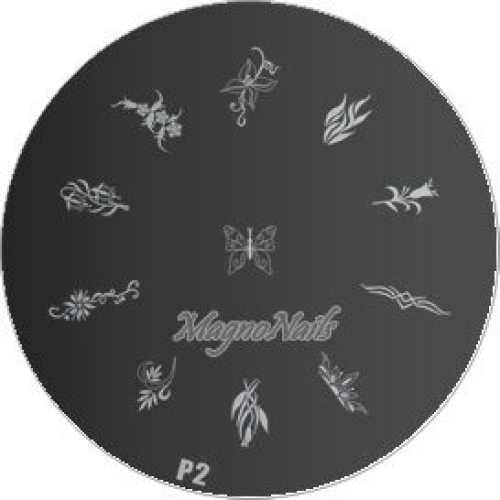 Nail Art Stamping Schablone P 2