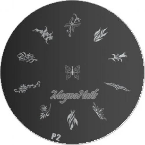 Nail Art Stamping Schablone P 2