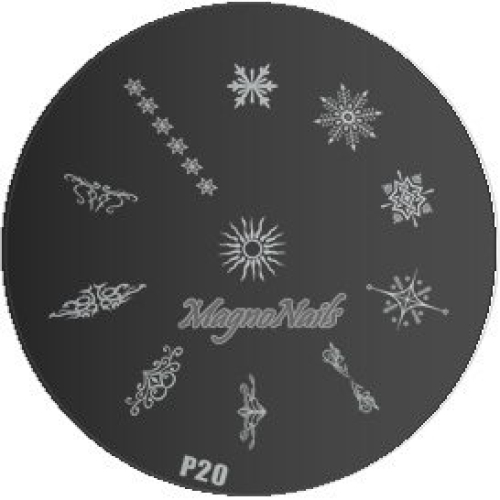 Nail Stamping Schablone P20