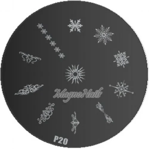Nail Stamping Schablone P20