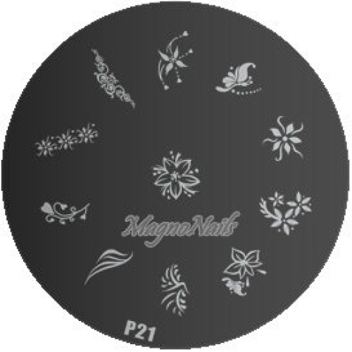 Nail Stamping Schablone P21
