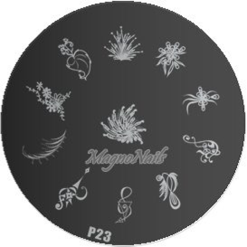 Nail Stamping Schablone P23