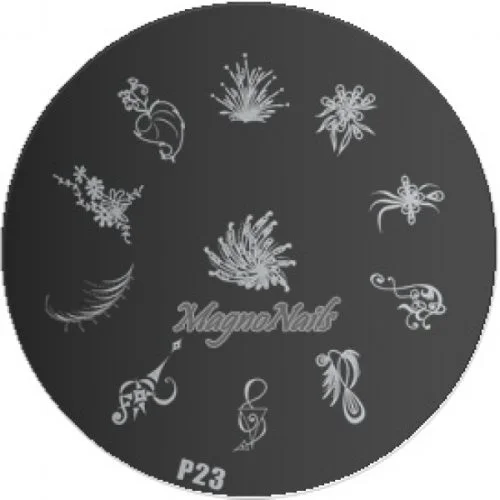 Nail Stamping Schablone P23