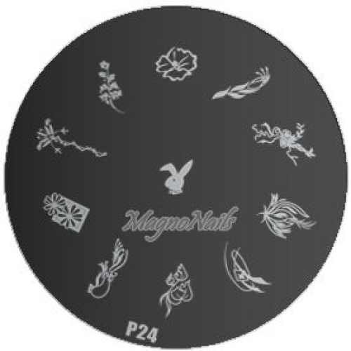 Nail Stamping Schablone P24
