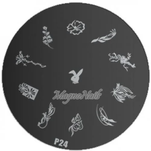 Nail Stamping Schablone P24