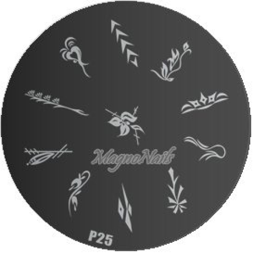 Nail Stamping Schablone P25