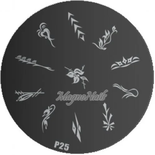 Nail Stamping Schablone P25