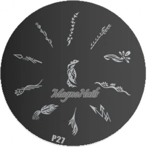 Nail Stamping Schablone P27