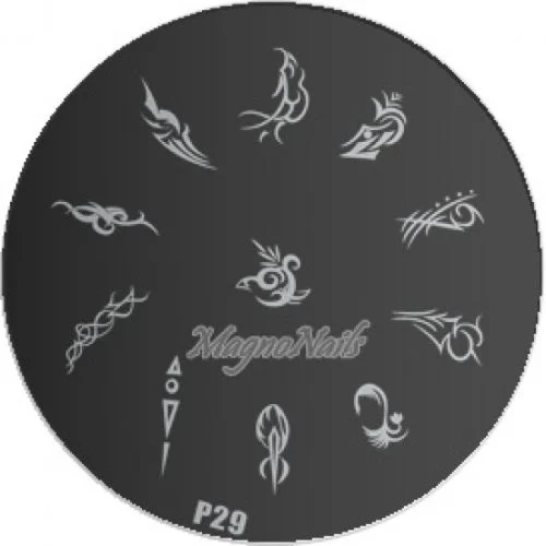 Nail Stamping Schablone P29