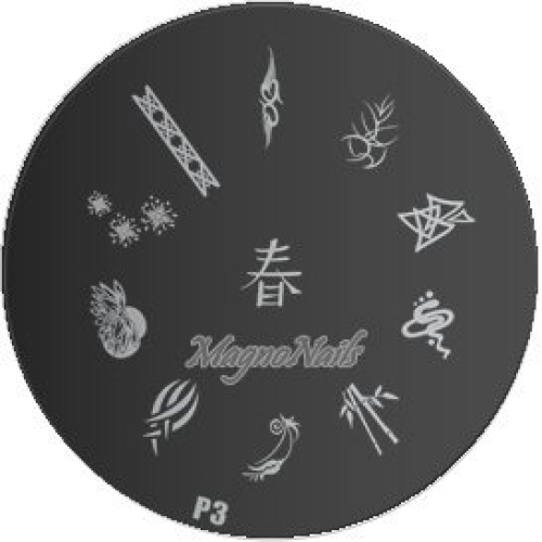 Nail Stamping Schablone P3