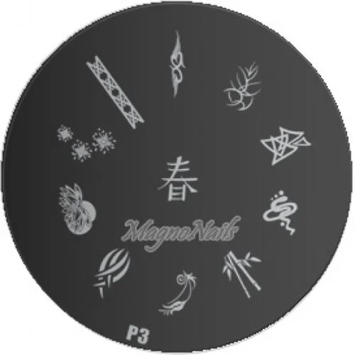 Nail Stamping Schablone P3