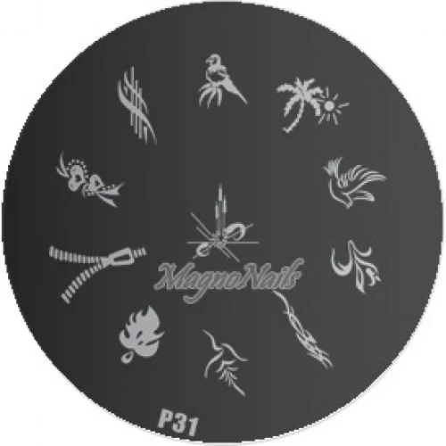 Nail Stamping Schablone P31