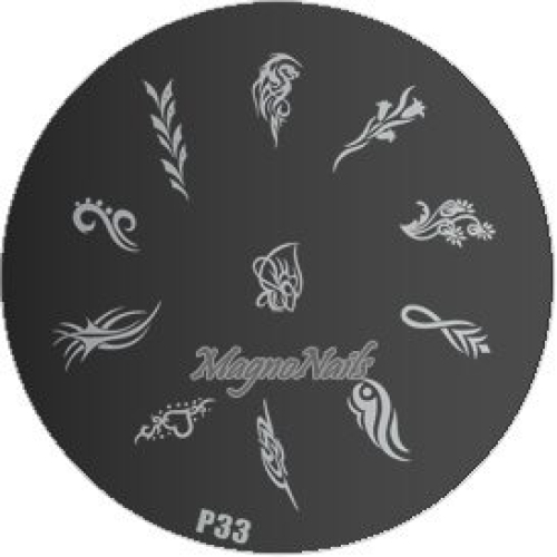 Nail Stamping Schablone P33