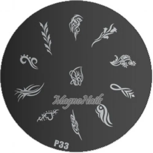 Nail Stamping Schablone P33