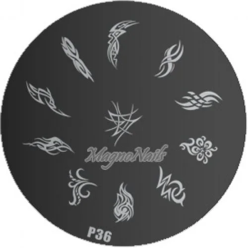 Nail Stamping Schablone P36