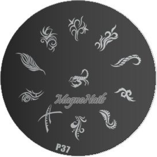 Nail Stamping Schablone P37