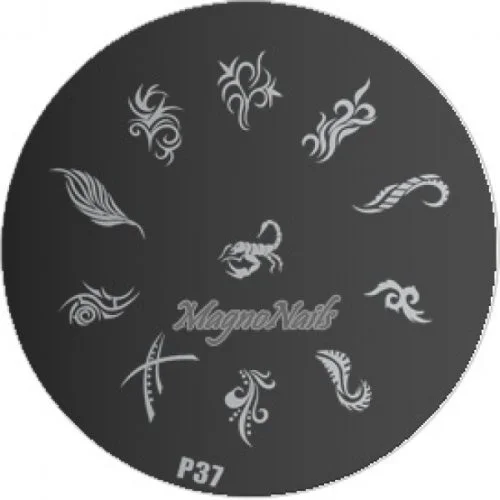 Nail Stamping Schablone P37