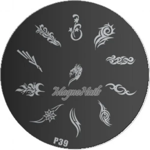 Nail Stamping Schablone P39