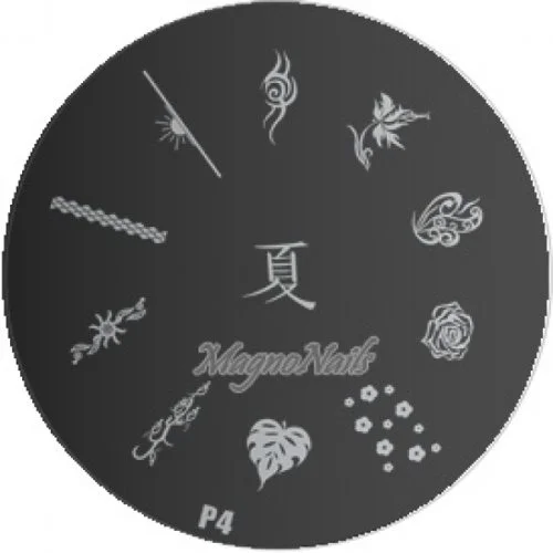 Nail Stamping Schablone P4