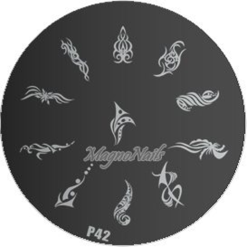 Nail Stamping Schablone P42