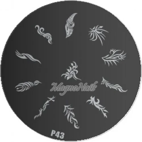 Nail Stamping Schablone P43