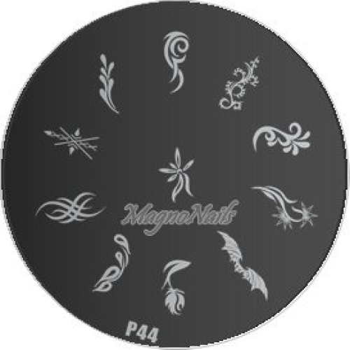 Nail Stamping Schablone P44