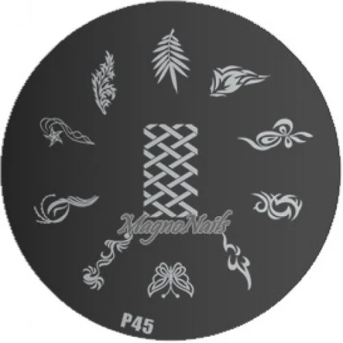 Nail Stamping Schablone P45