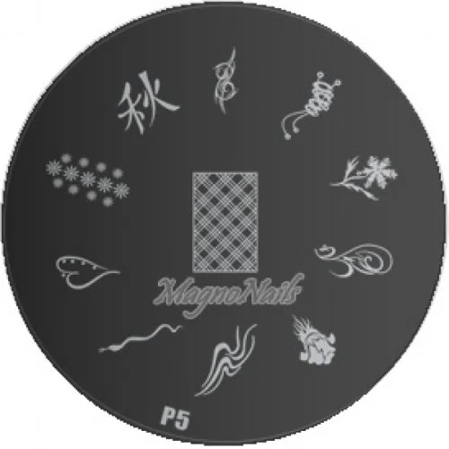 Nail Stamping Schablone P5