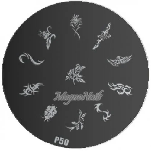 Nail Stamping Schablone P50
