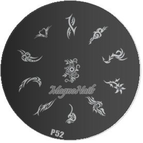 Nail Stamping Schablone P52